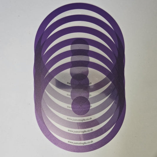 Set of 6 Purple Wargaming Objectives Useable in Warhammer 40k V2