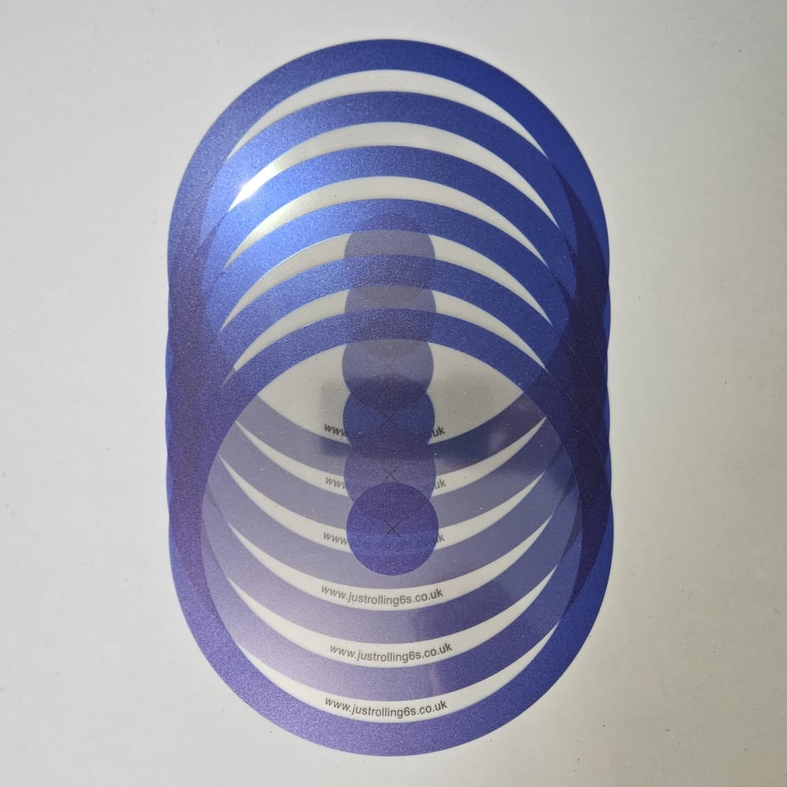 Set of 6 Blue Wargaming Objectives Useable in Warhammer 40k V2
