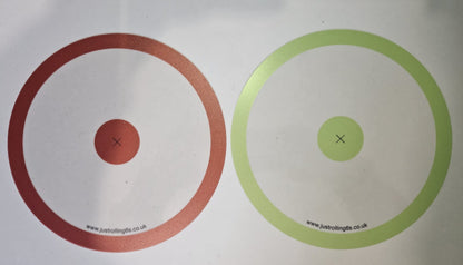 Set of 6 Wargaming Objectives Useable in Warhammer Age of Sigmar Season 25/26 for Colour Blind Players