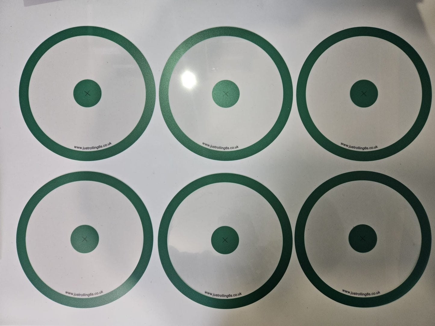 Set of 6 Green Wargaming Objectives Useable in Warhammer 40k V2