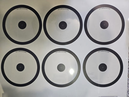 Set of 6 Black Wargaming Objectives Useable in Warhammer 40k V2
