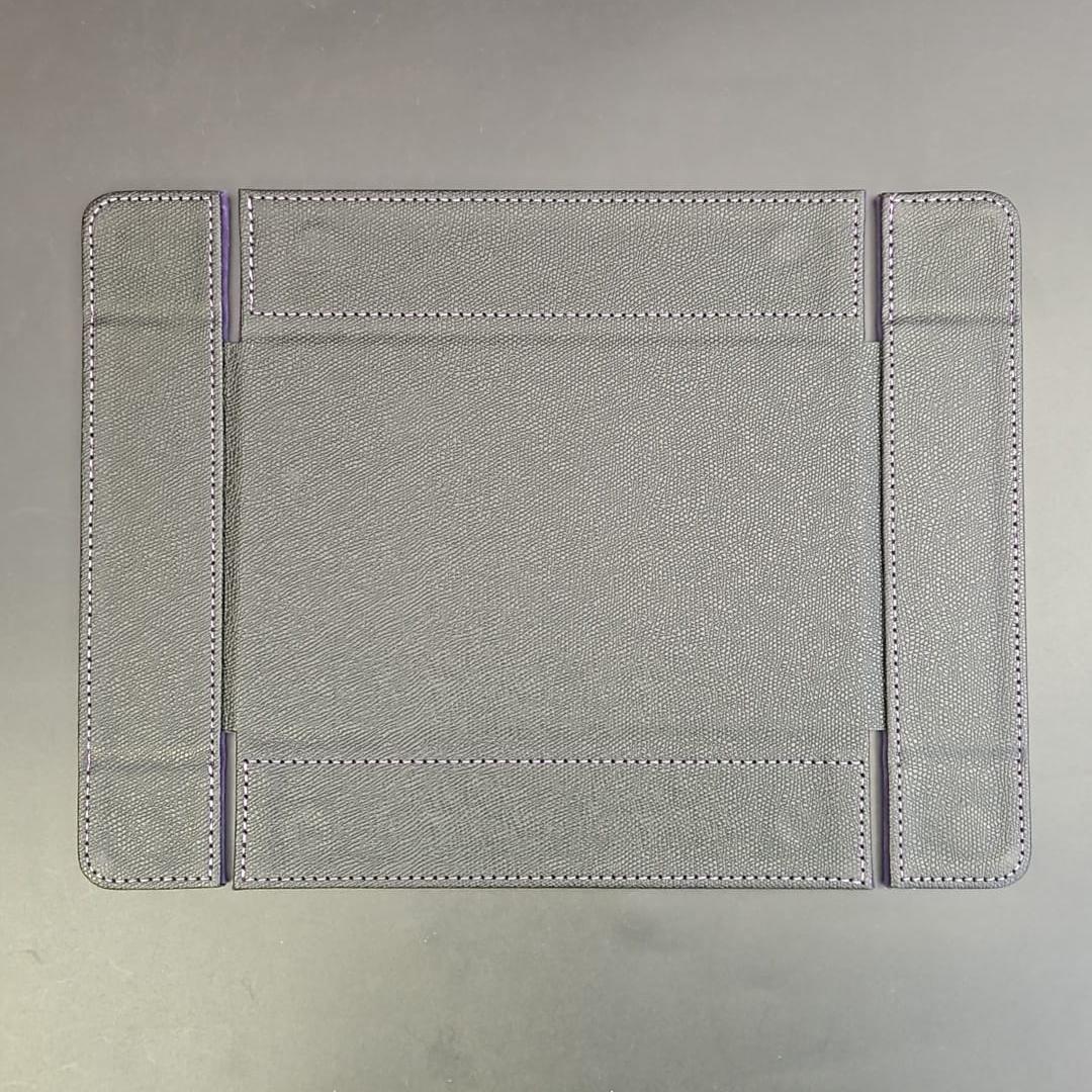 Necromancer Purple Rectangular Magnetic Dice Tray with PU Leather backing